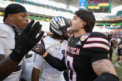 College Football Playoff Quarterfinal Capital One Orange Bowl CFP Oregon Ducks Texas Tech Red Raiders Hard Rock Stadium Miami Gardens, Florida