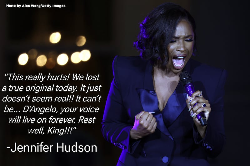 Celebrities Pay Tribute to D'Angelo
