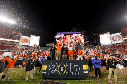 2017 CFP National Championship Clemson Tigers Alabama Crimson Tide