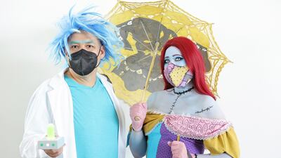 Guests dress in cosplay at 2022 Comic-Con International: San Diego on July 21, 2022, in San Diego.